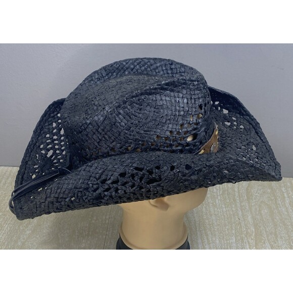 Bullhide Run A Muck Straw Like Young Love Cowboy Brown Hat Women - Picture 2 of 9